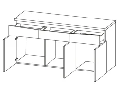 Outlet Muebles La Fabrica MODELO GLENN-F