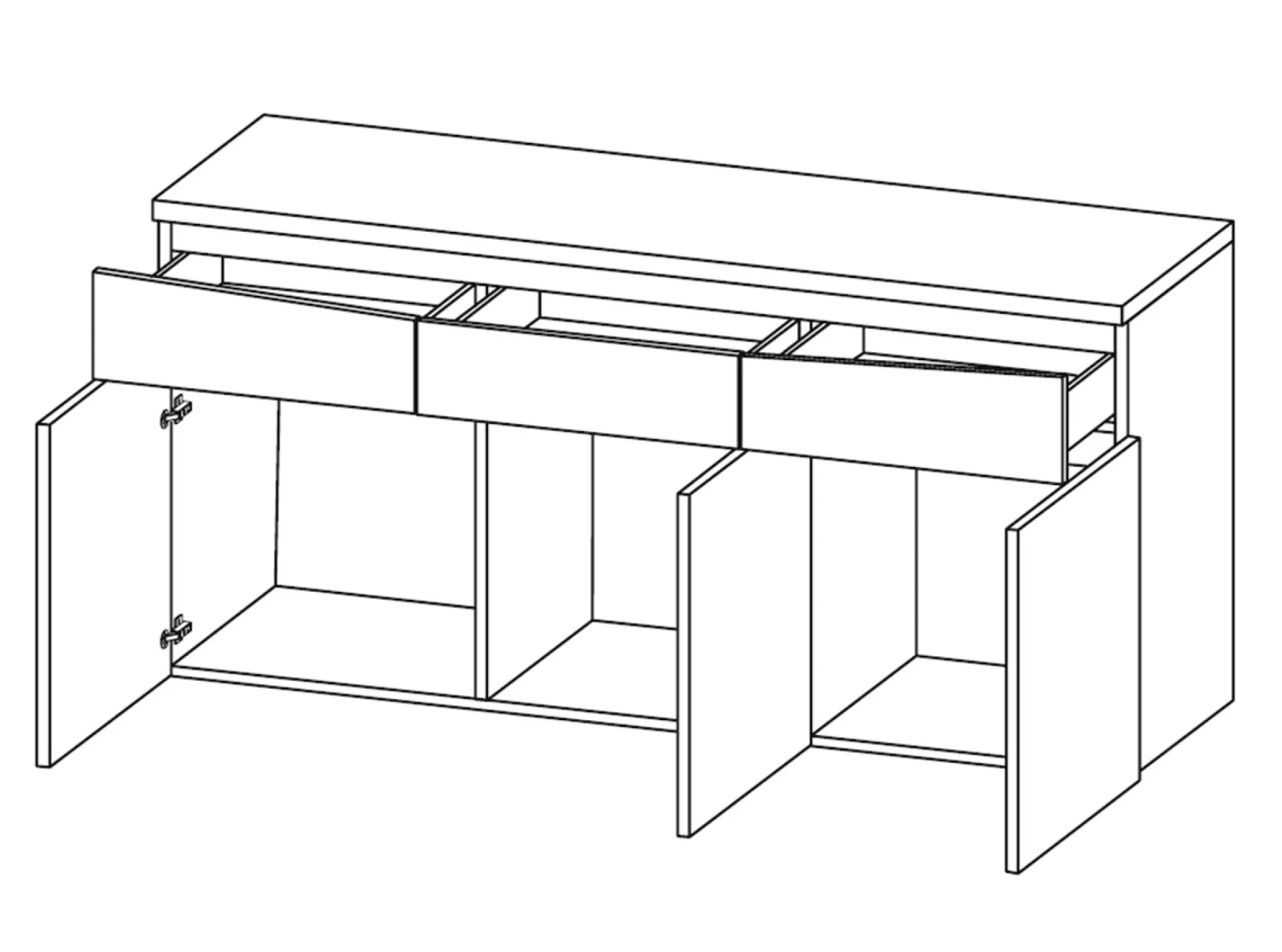 Outlet Muebles La Fabrica MODELO GLENN-F