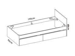 Hot Muebles La Fabrica MODELO GURNEY-A